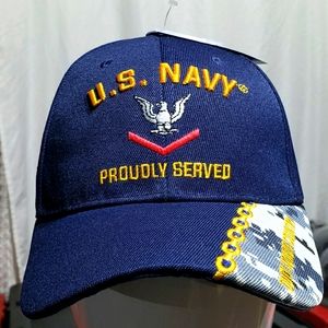 MILITARY U.S. NAVY Petty Officer Third Class Hat